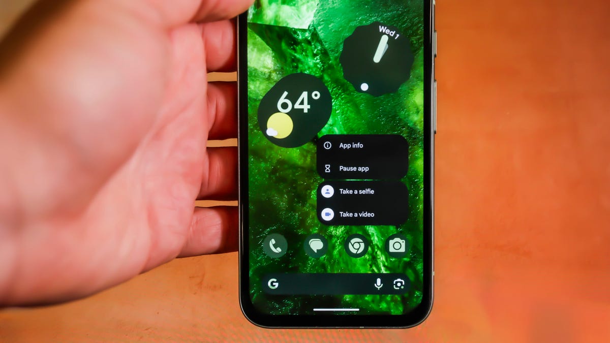 Google's Pixel 8A mobile phone