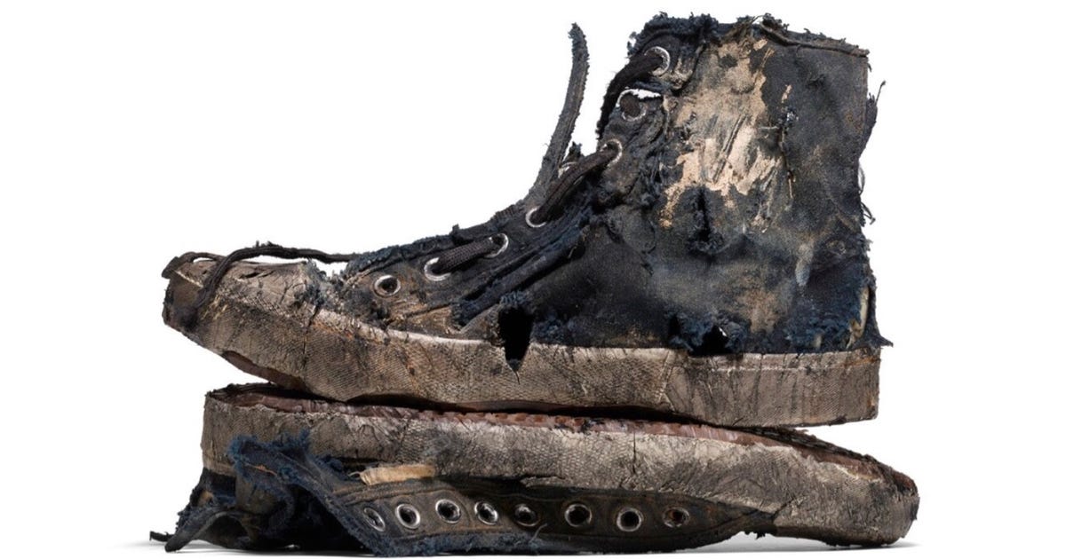 Got ,850 to Spare? You Can Buy These Filthy, Torn Designer Sneakers