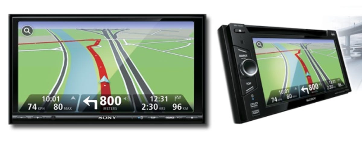 Sony and TomTom come together in these new Xplod line in-dash navigators.