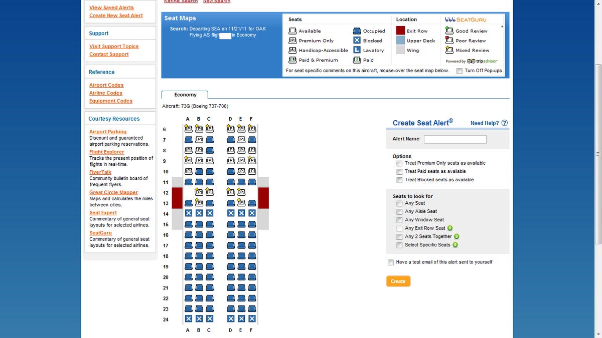 Step 3: Review seat map.