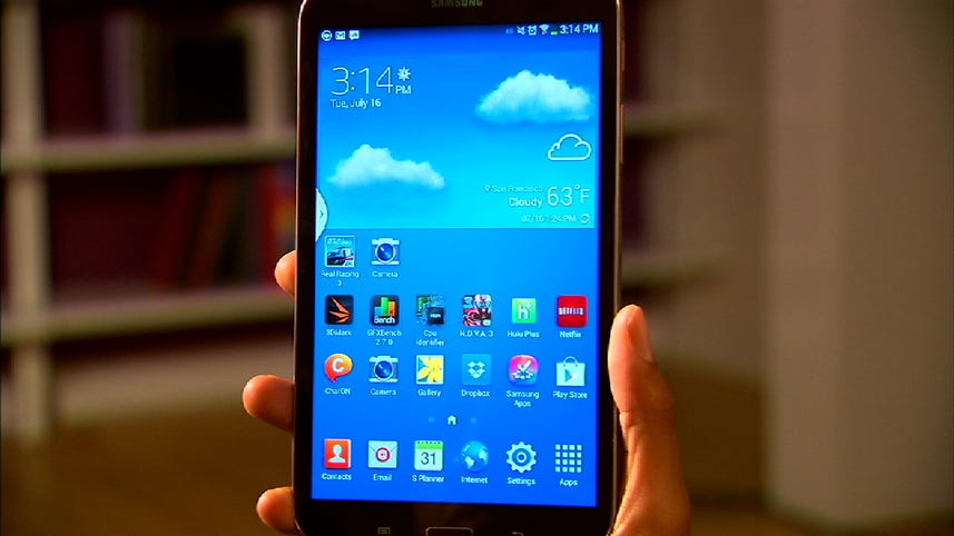 The 8-inch Samsung Galaxy Tab 3 is comfy, capable, and a tad costly