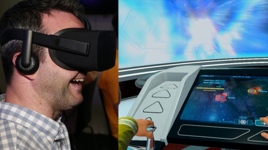 We flew a Star Trek starship in VR