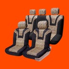 leopard printed car seat covers