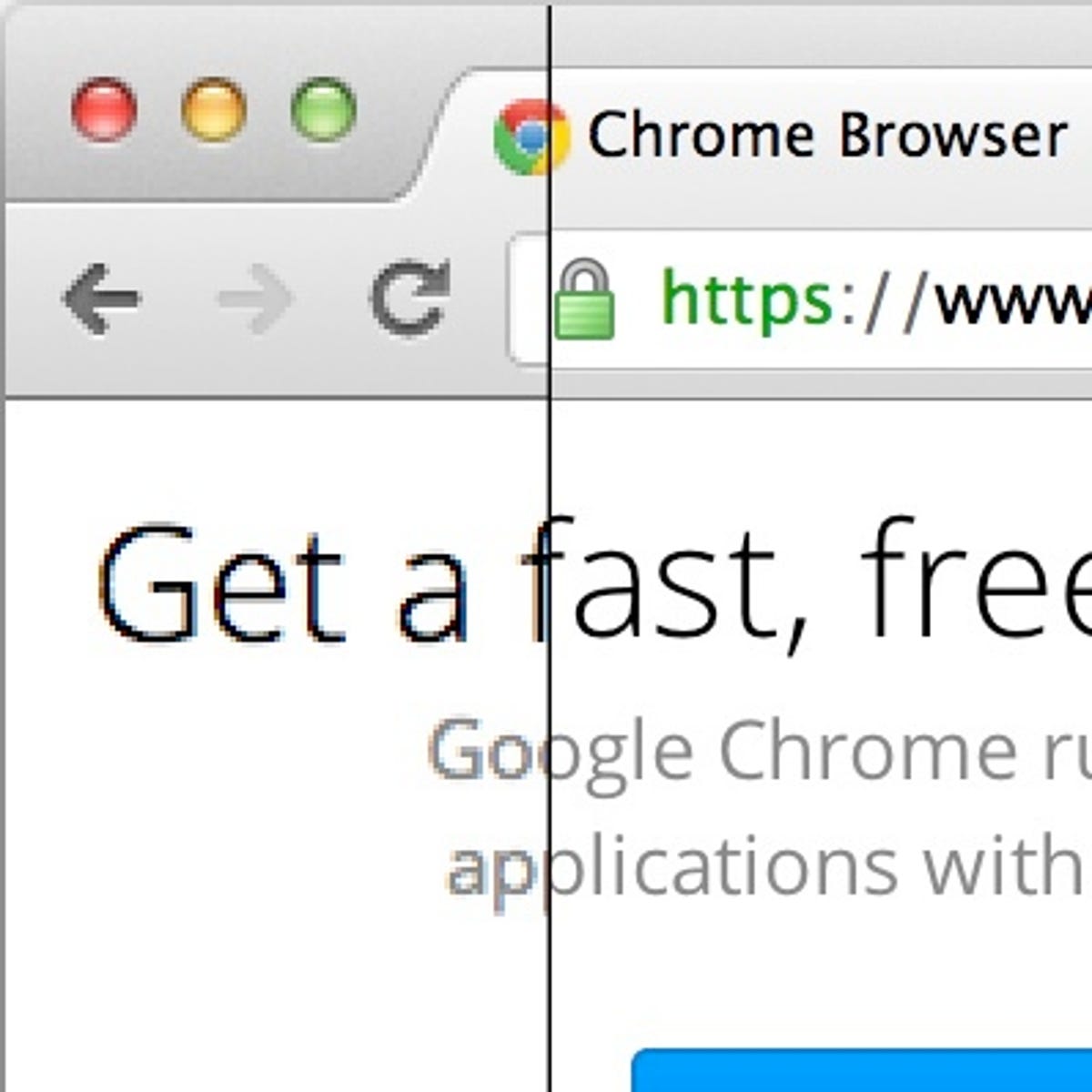 Chrome support for Retina smooths out those fuzzy, jagged edges.