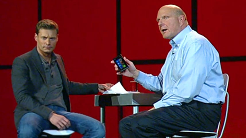 Ballmer highlights Windows phone, Windows 8, Xbox Kinect