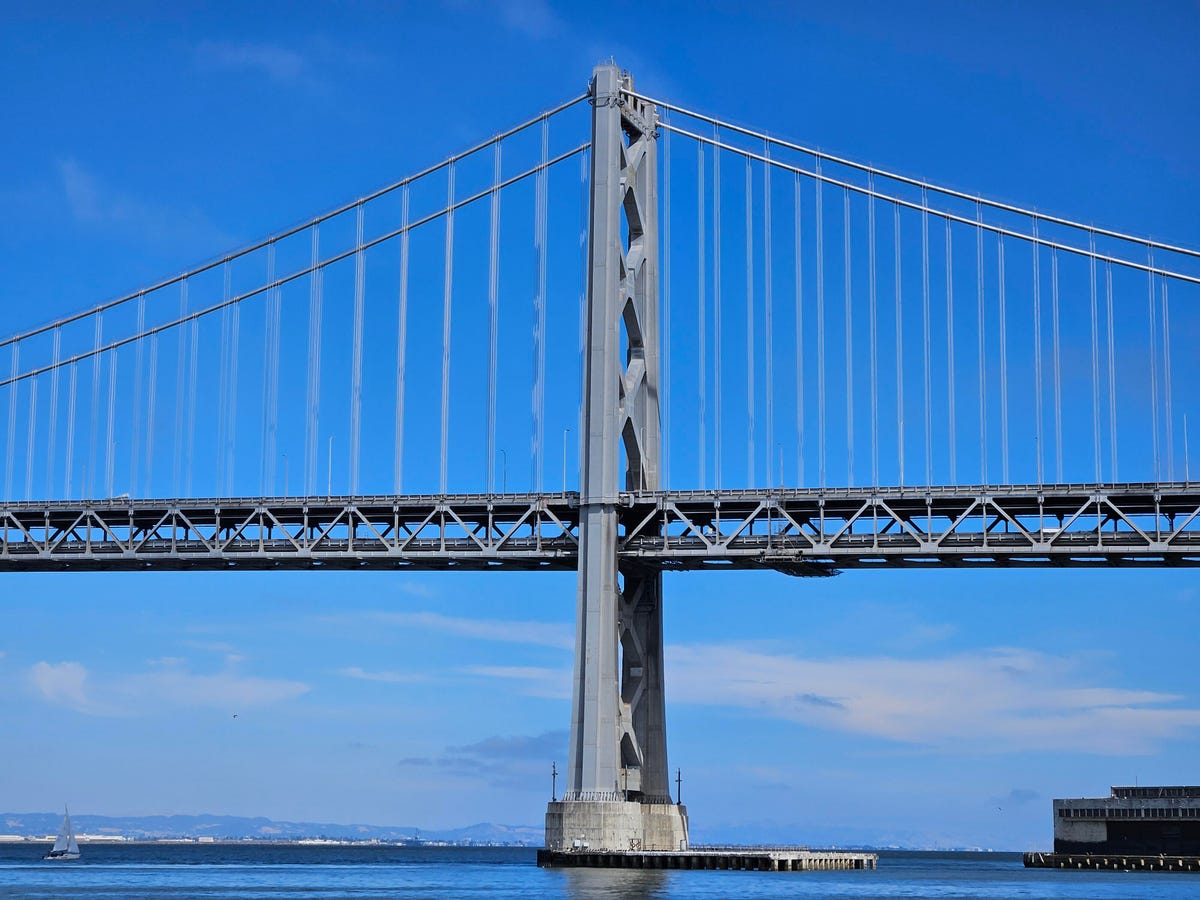 A photo of the Bay Bridge