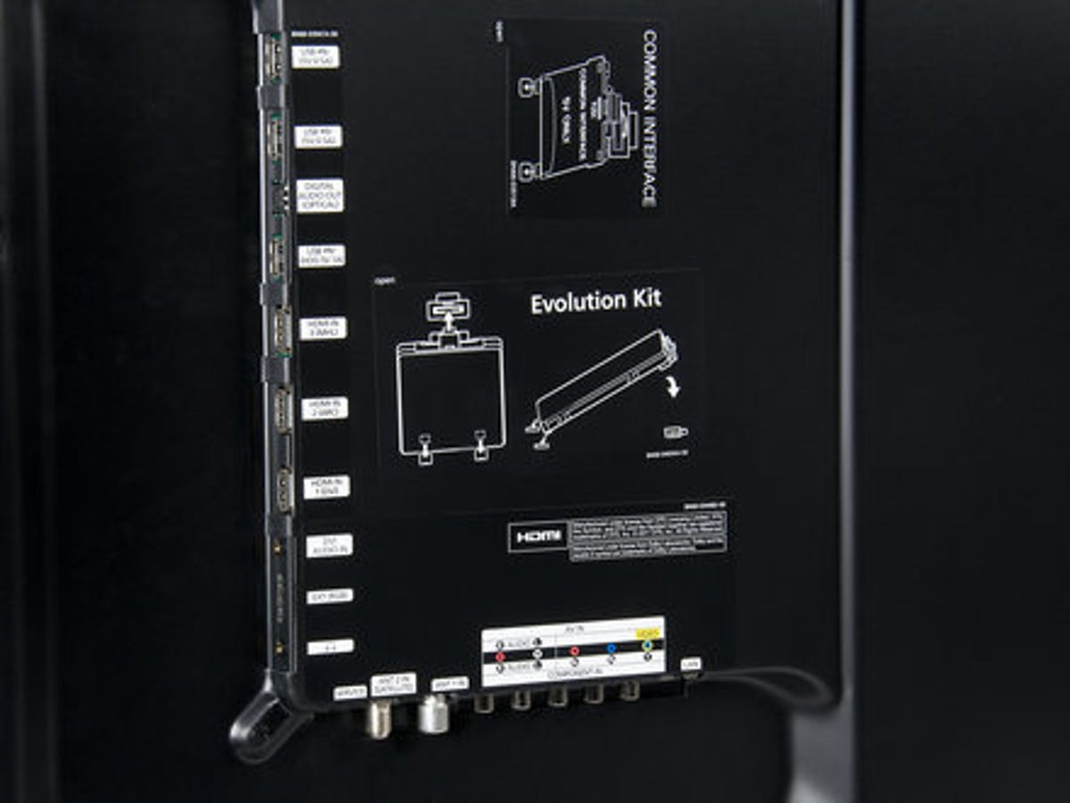 Samsung UE55ES8000 ports