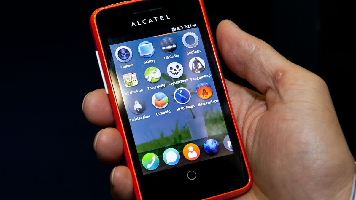 the Alcatel One Touch Fire, a Firefox OS phone