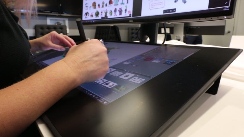 Dell Canvas is a massive 27-inch work surface for artists