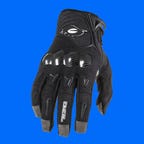 O'Neal Butch Carbon Gloves on a blue background