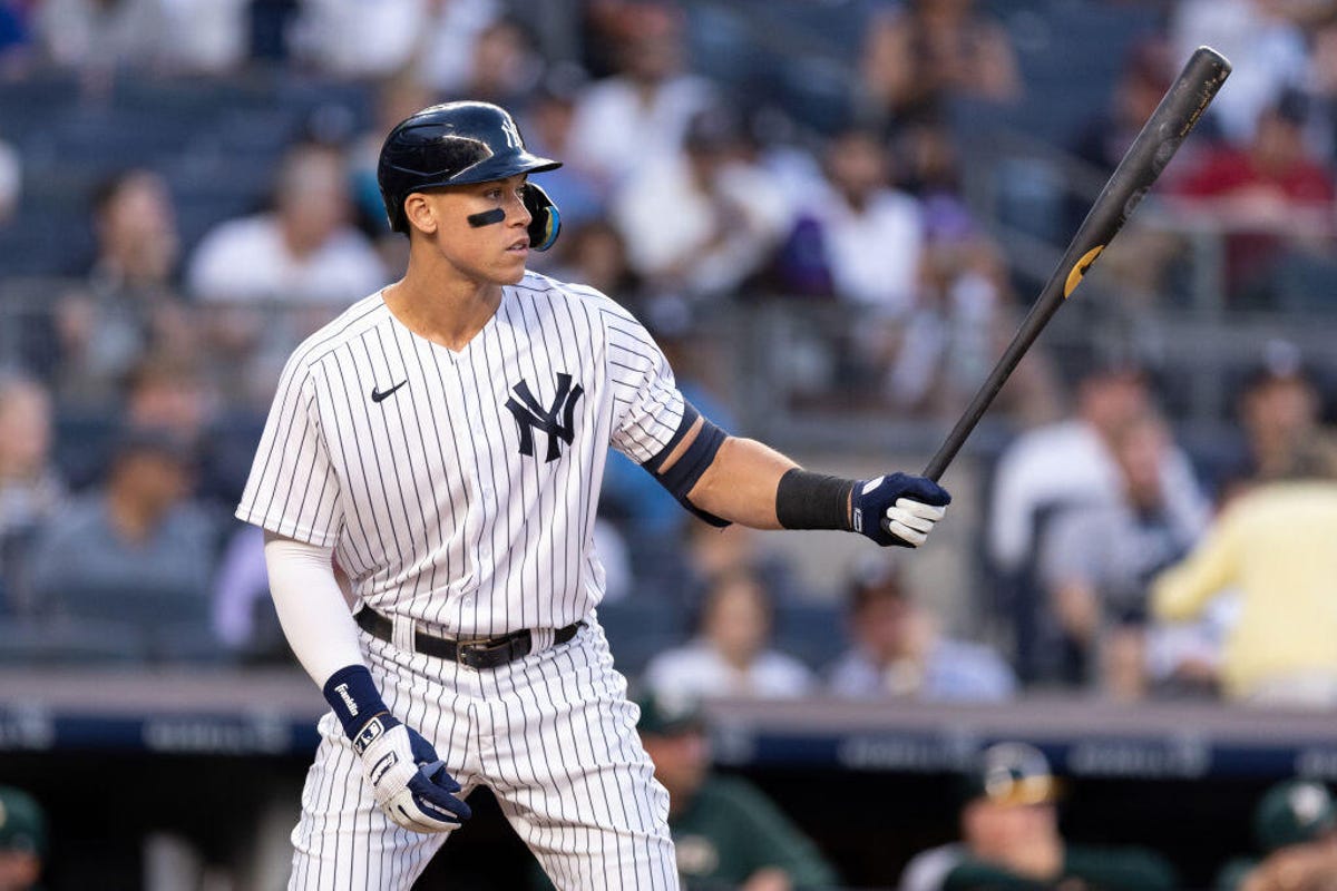 Aaron Judge of the New York Yankees at bat