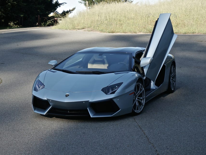 Lamborghini Aventador: 12 mpg