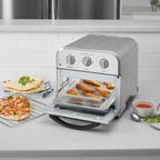 cuisinart oven on table with food