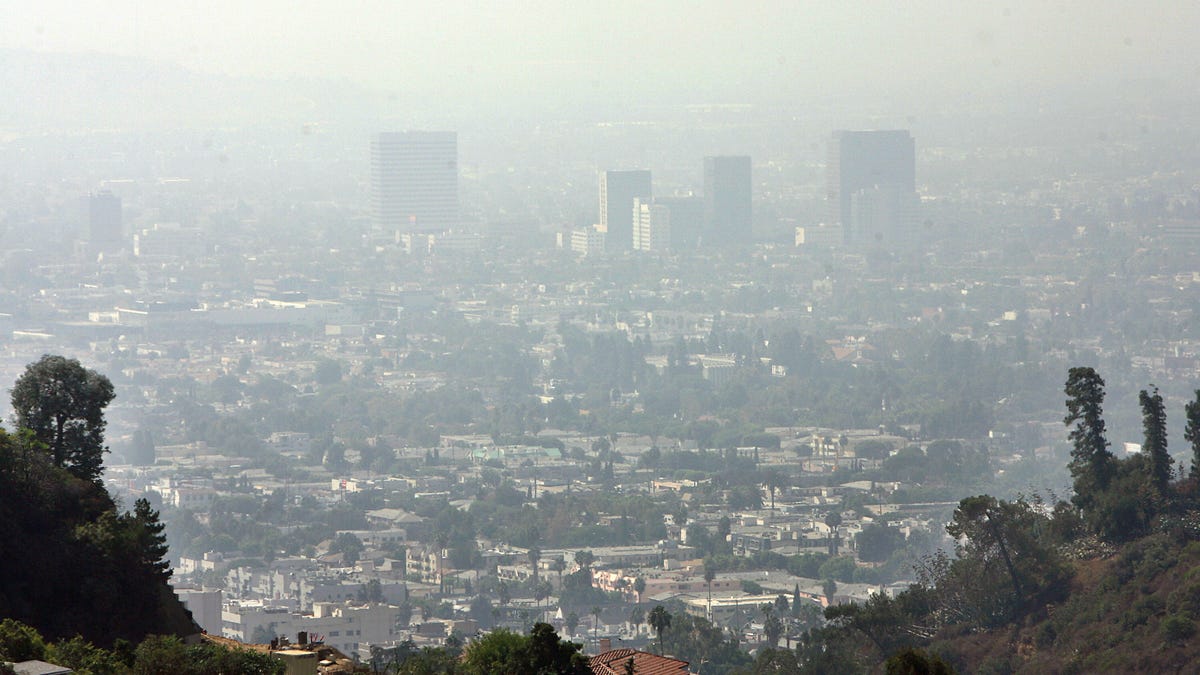 A general view of the air pollution over