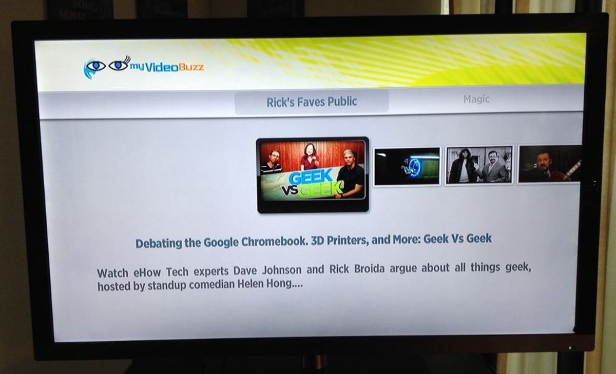 The MyVideoBuzz channel brings YouTube to Roku boxes.