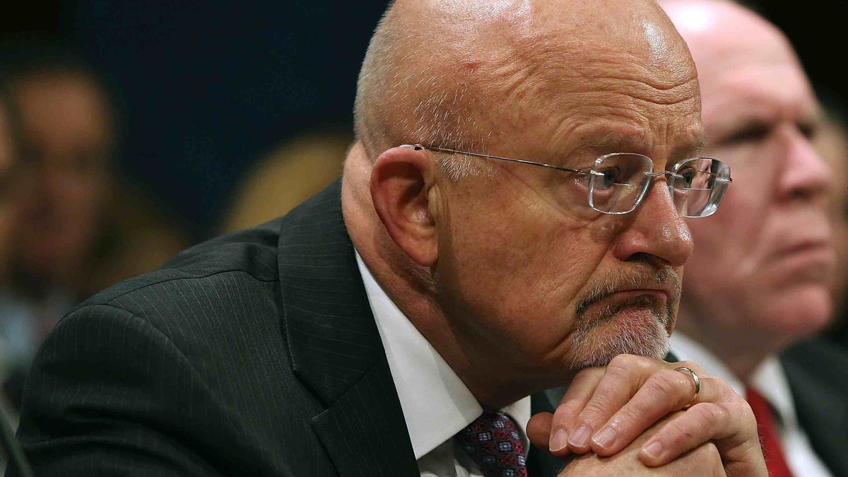 Director of National Intelligence James Clapper, in this file photo from earlier this year, previously claimed that NSA analysts cannot "eavesdrop on domestic communications without proper legal authorization" -- but never elaborated on what "proper legal authorization" means.