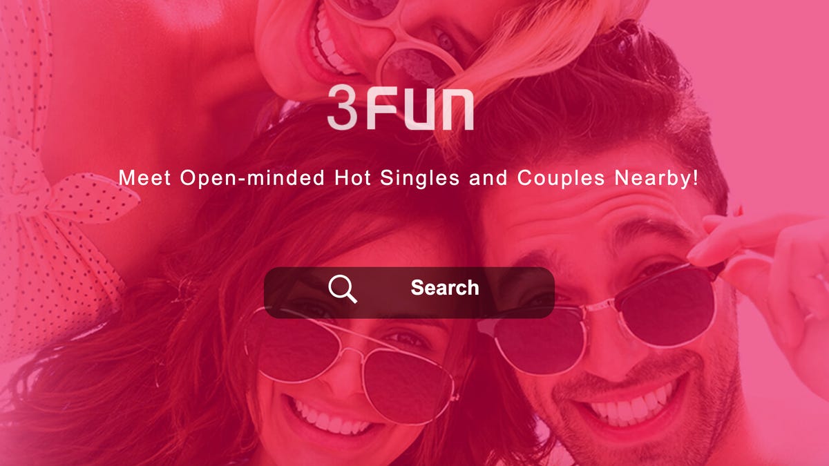 Dating app 3Fun homepage