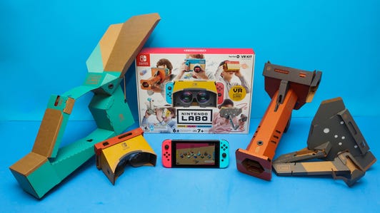 Charles Keasing Bi Peep Nintendo Labo VR kit review: The Switch makes virtual magic - CNET