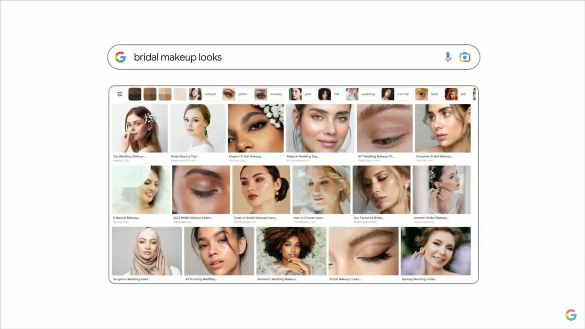Thumbnails of eyelids from makeup tutorials