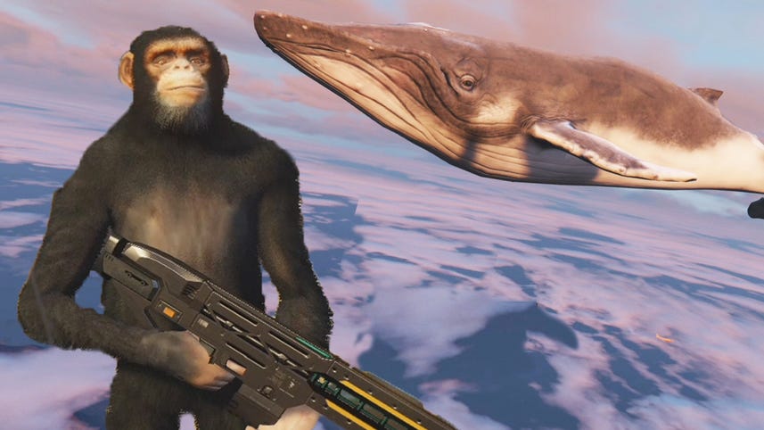 Top GTA 5 mods - bodyguard monkeys & flying whales