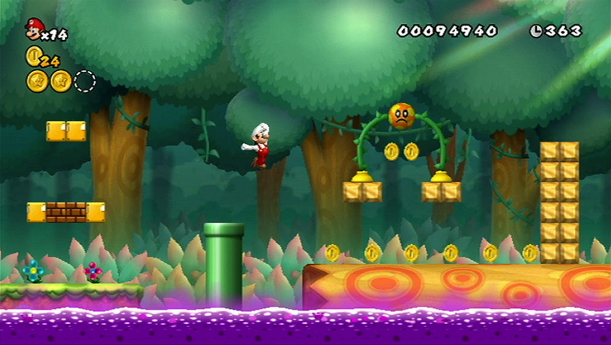 Hands on with New Super Mario Bros. Wii - CNET
