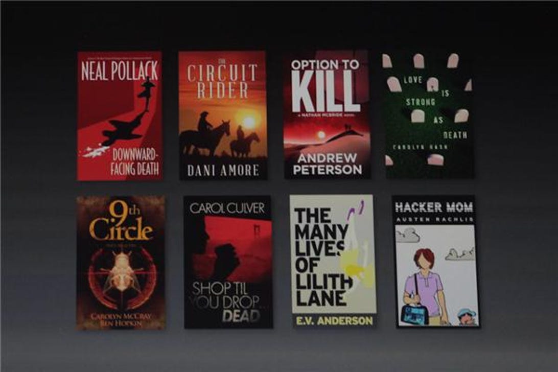 The eight launch titles in Amazon's new serials feature.