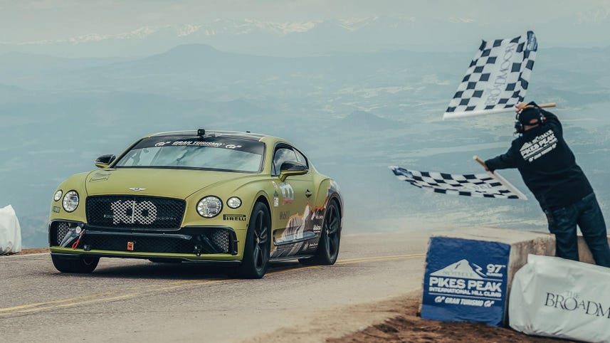 AutoComplete: Bentley's new Continental is the new production car king of Pikes Peak