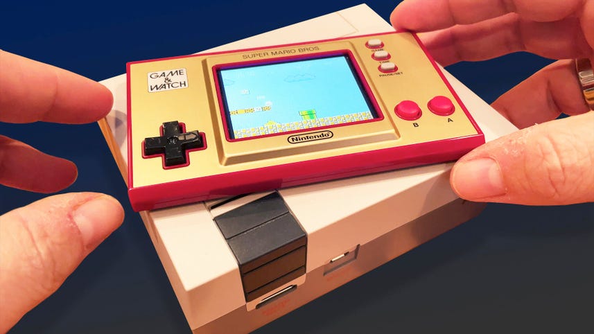 Game & Watch Super Mario Bros. is two Nintendo '80s hits rolled into one