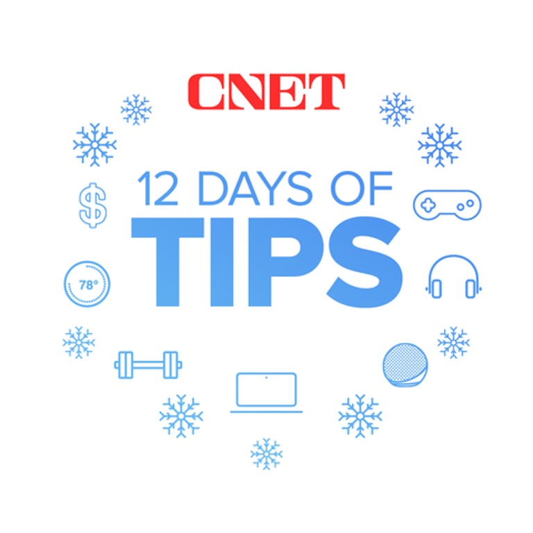 CNET 12 days of Tips logo