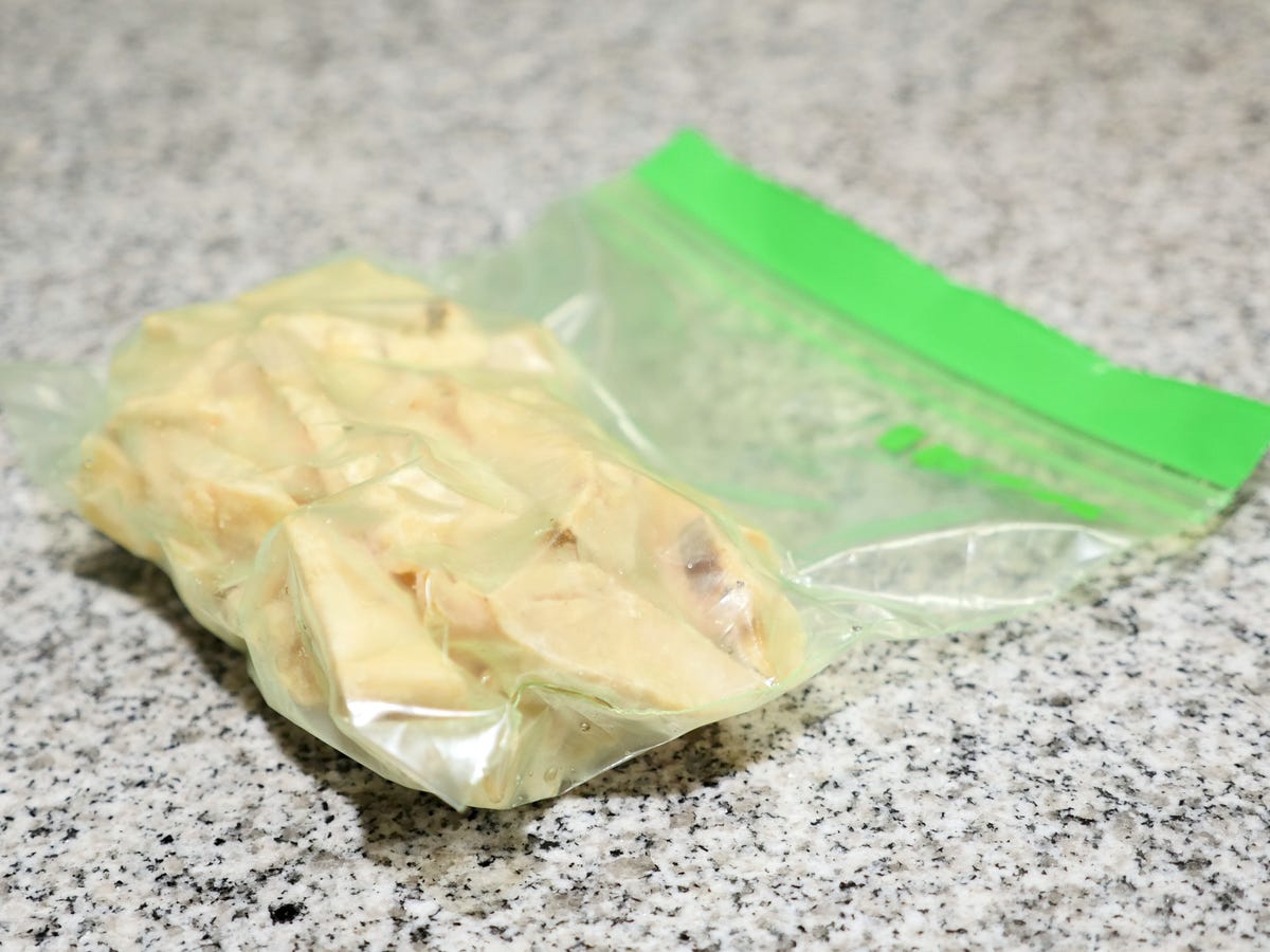 Use this hack to 'vacuum seal' any freezer bag - CNET