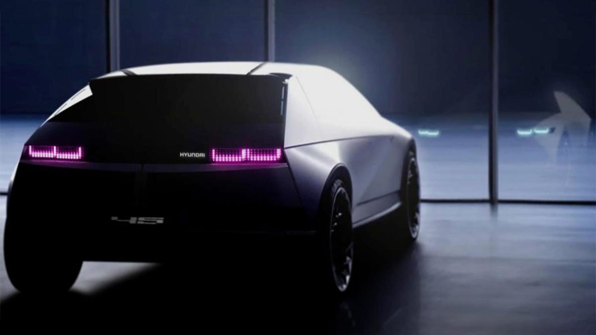 Hyundai 45 electric concept car teaser