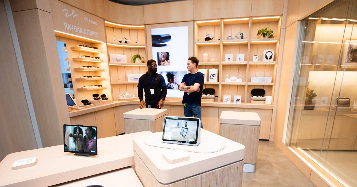 Facebook Parent Meta Is Opening Its First Store. Here’s What It’s Like Inside
