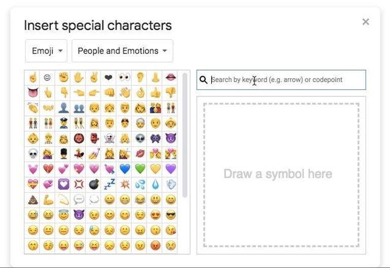 emoji-google-doc