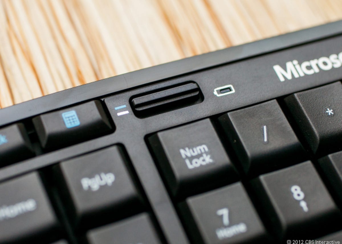This switch lets you lock the top row of keys into function or hot-key mode.