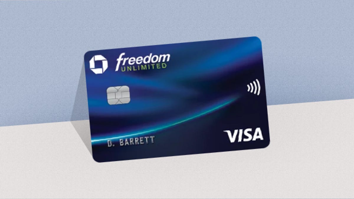 The Chase Freedom Unlimited credit card.