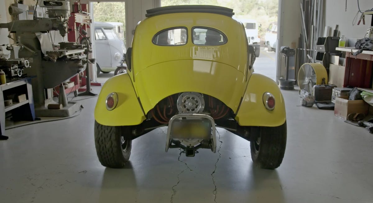 VW Bug with Tesla Model S guts