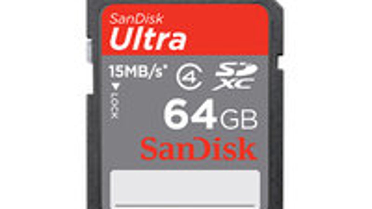 SanDisk 64GB SDXC card