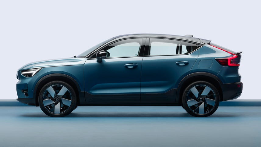 Volvo's electric C40 Recharge has the shape to match its speed