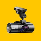Vantrue N4 dash cam product render showing front lens