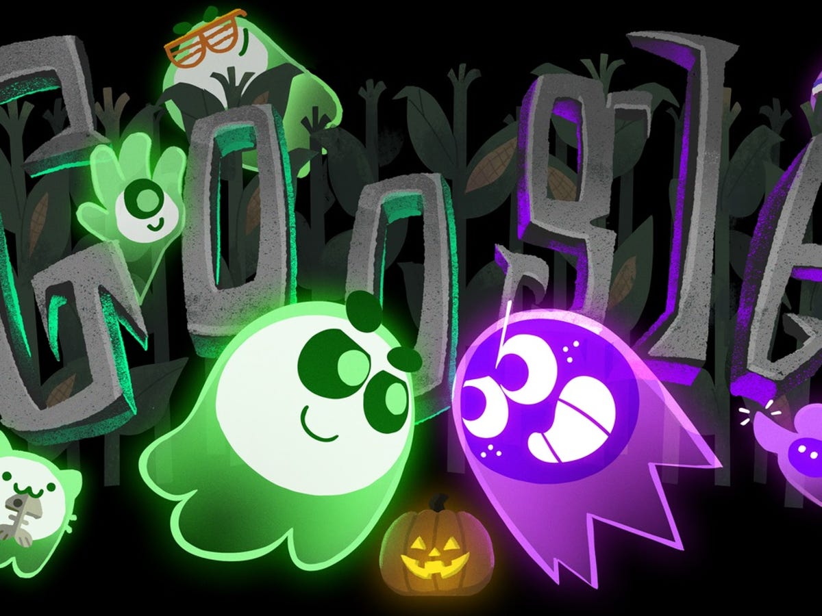 Google Scares Up New Great Ghoul Duel Doodle for Halloween - CNET