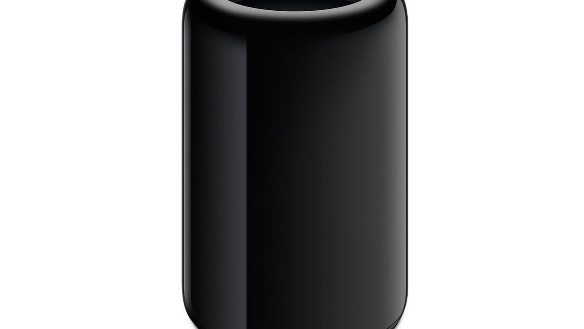 The Mac Pro is a compact cylinder, but its design won't be so sleek after people plug in power cords, video capture hardware, external storage systems, Ethernet cables, or other devices.