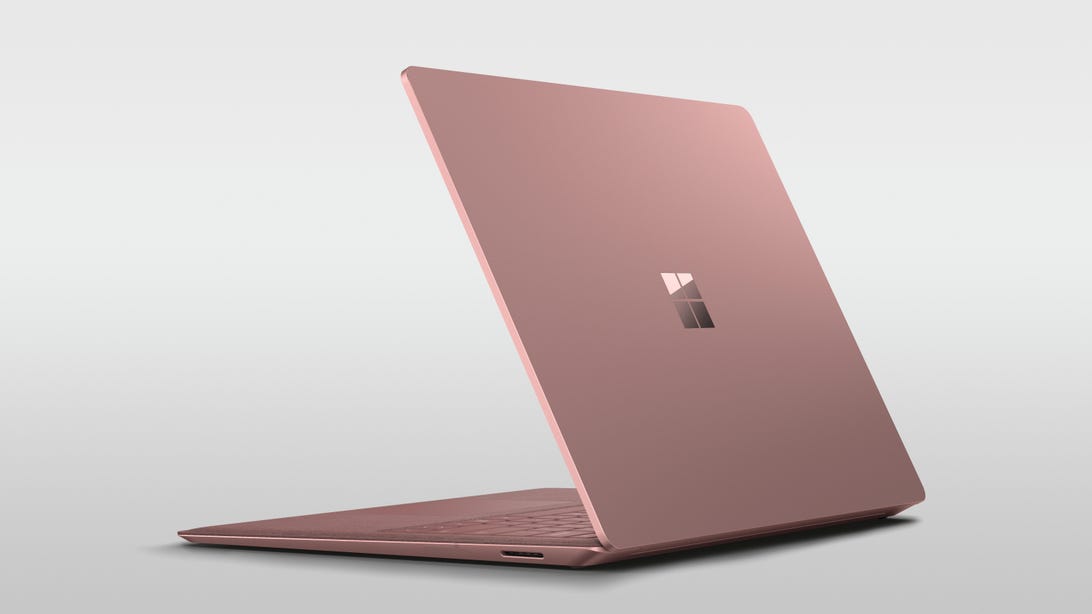 Microsoft’s Surface Laptop 2 gets pretty in pink
