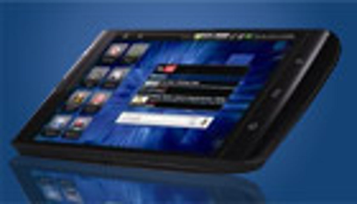 Phot of Dell Streak Android tablet.