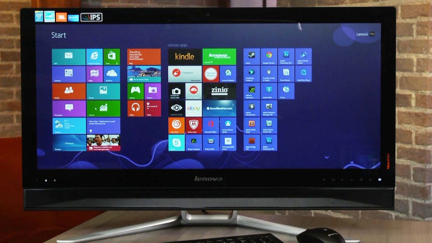 Lenovo's B750 all-in-one for a new view of movies, games