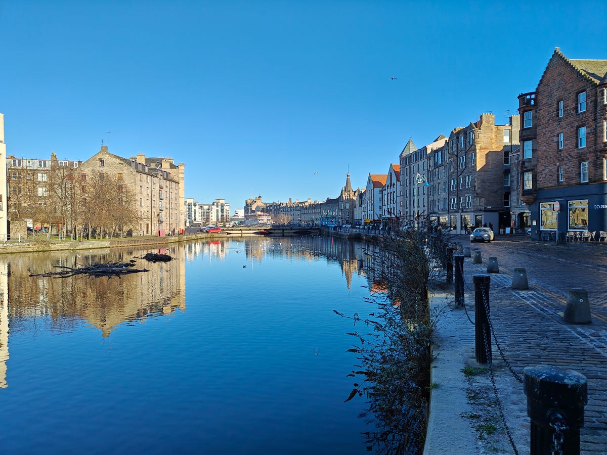 The bank of the River Leith