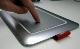 Wacom Touch one finger