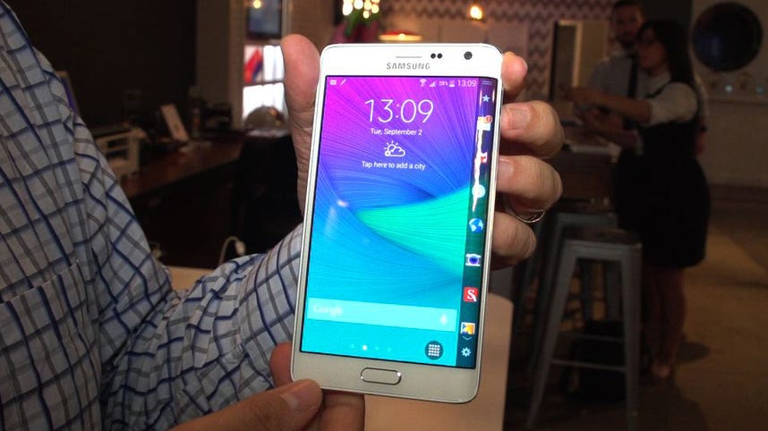 Samsung Galaxy Note Edge bends its screen in new directions