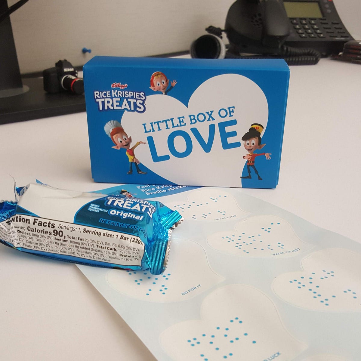 Rice Krispies Treats is making free braille stickers, audio boxes - CNET