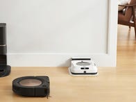 <p>The iRobot Roomba S9+ and Braava jet m6 work together to vacuum and mop your floors.</p>