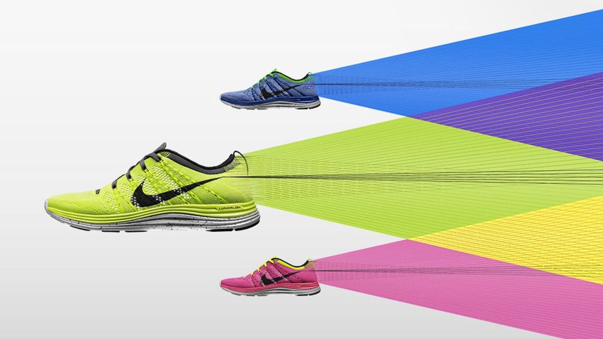 Nike&apos;s FlyKnit shoes, a product Nike&apos;s Shaffer was involved in creating.